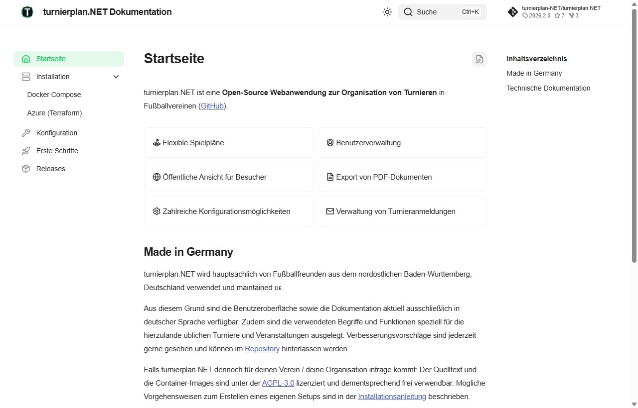 turnierplan.NET screenshot